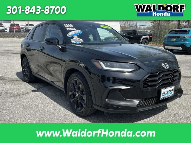 Crystal Black Pearl 2025 Honda HR-V Sport AWD SUV / Crossover All-Wheel Drive Continuously Variable Transmission