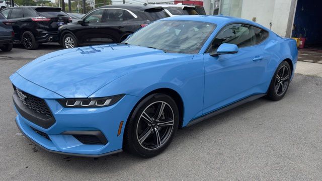 Grabber Blue Metallic 2024 Ford Mustang EcoBoost Premium Fastback RWD Coupe Rear-Wheel Drive Automatic