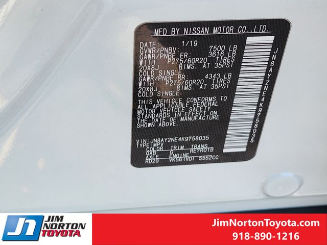 Used 2019 Nissan Armada SUV
