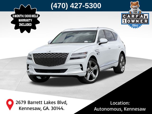 Uyuni White 2021 Genesis GV80 SUV / Crossover All-Wheel Drive 8-Speed Automatic