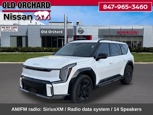 Snow White Pearl 2024 Kia EV9 GT-Line AWD SUV / Crossover All-Wheel Drive 1-Speed Automatic