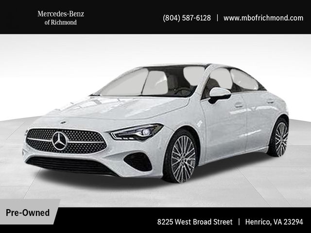 Polar White 2026 Mercedes-Benz CLA 250 4MATIC Coupe All-Wheel Drive 8-Speed Dual Clutch
