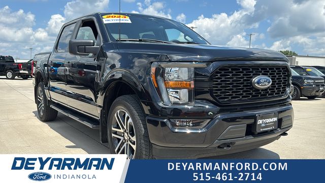 Black Metallic 2023 Ford F-150 Pickup Truck Four-Wheel Drive Automatic