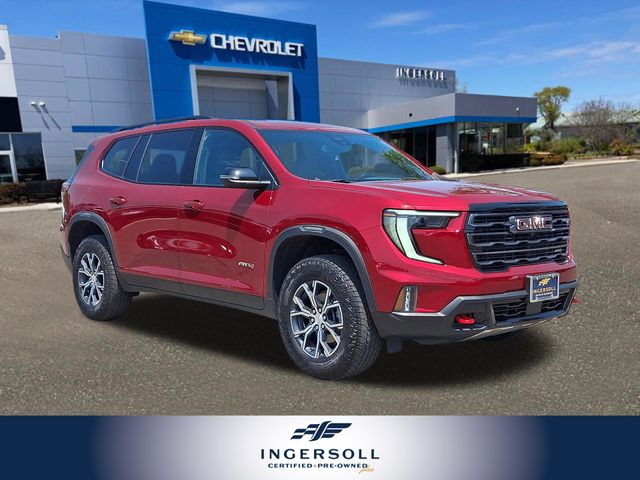 Volcanic Red Tintcoat 2025 GMC Acadia SUV / Crossover Four-Wheel Drive 8-Speed Automatic