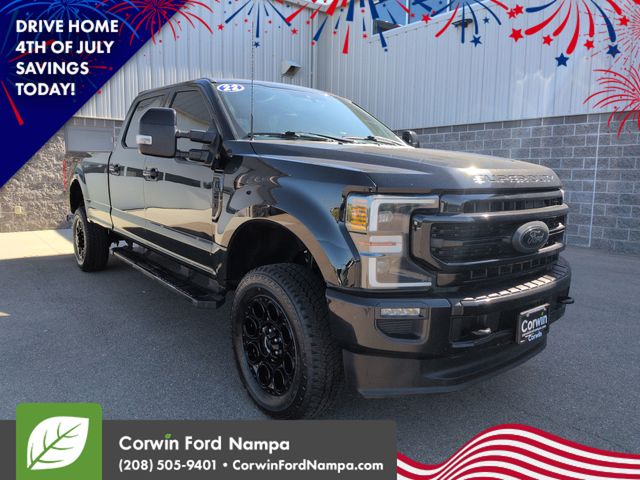 Black Metallic 2022 Ford F-350 Super Duty Pickup Truck Four-Wheel Drive Automatic
