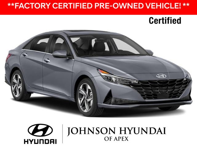 Portofino Gray 2022 Hyundai Elantra Limited FWD Sedan Front-Wheel Drive Continuously Variable Transmission