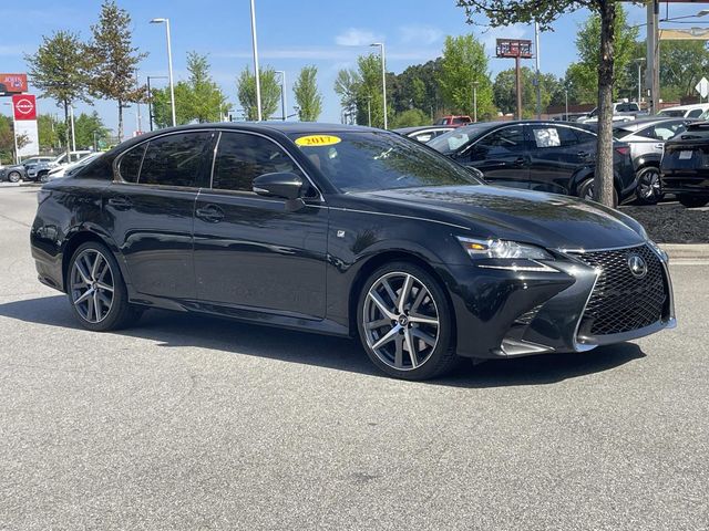Black (Caviar) 2017 Lexus GS 350 F Sport RWD Sedan Rear-Wheel Drive 8-Speed Automatic