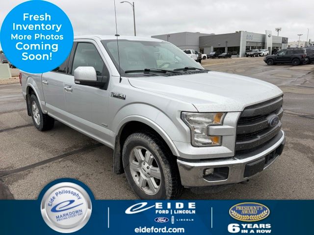 Ingot Silver Metallic 2016 Ford F-150 Pickup Truck Four-Wheel Drive 6-Speed Automatic
