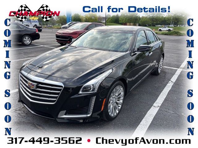 Stellar Black Metallic 2019 Cadillac CTS 3.6L Premium Luxury RWD Sedan Rear-Wheel Drive 8-Speed Automatic