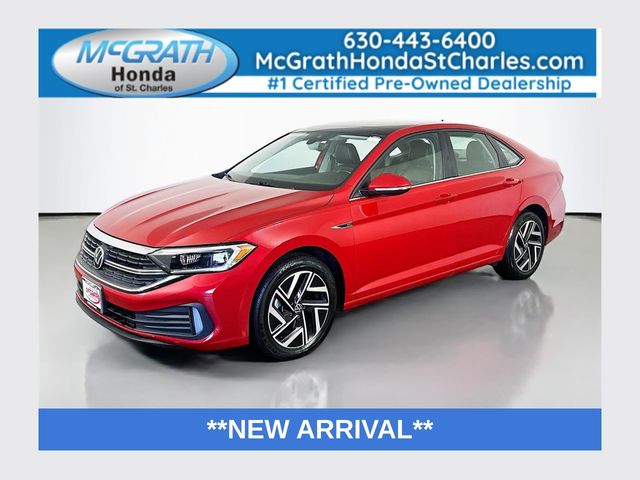 Kings Red Metallic 2022 Volkswagen Jetta 1.5T SEL FWD Sedan Front-Wheel Drive 8-Speed Automatic