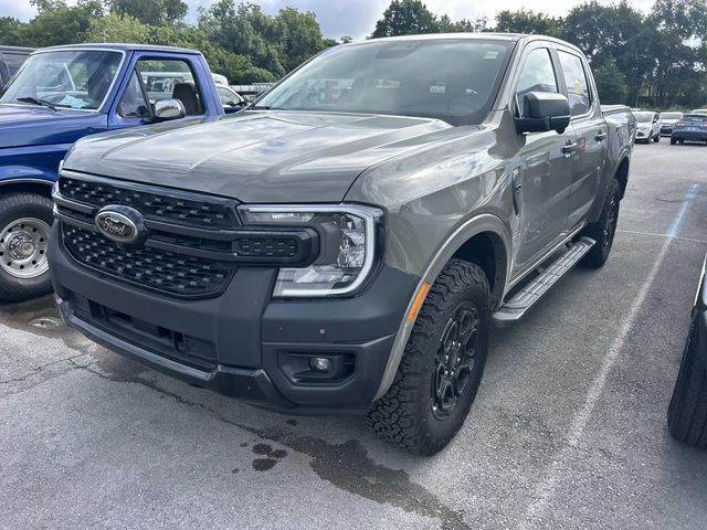 Gray 2025 Ford Ranger Pickup Truck Four-Wheel Drive Automatic