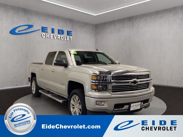 Silver Ice Metallic 2014 Chevrolet Silverado 1500 Pickup Truck Four-Wheel Drive 6-Speed Automatic Overdrive