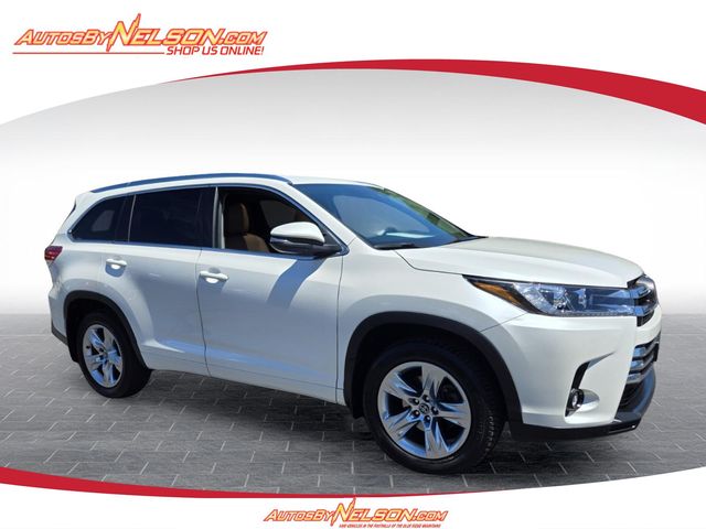 White (Blizzard Pearl) 2019 Toyota Highlander Limited AWD SUV / Crossover All-Wheel Drive 8-Speed Automatic