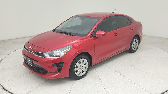 Currant Red 2022 Kia Rio S FWD Sedan Front-Wheel Drive Continuously Variable Transmission
