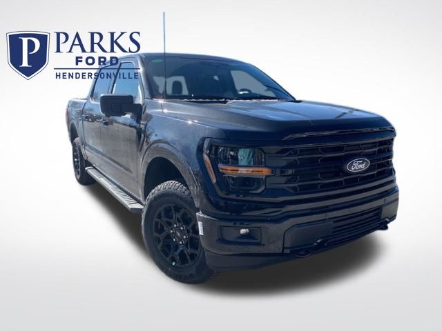 Black Metallic 2026 Ford F-150 XLT SuperCrew 4WD Pickup Truck Four-Wheel Drive Automatic