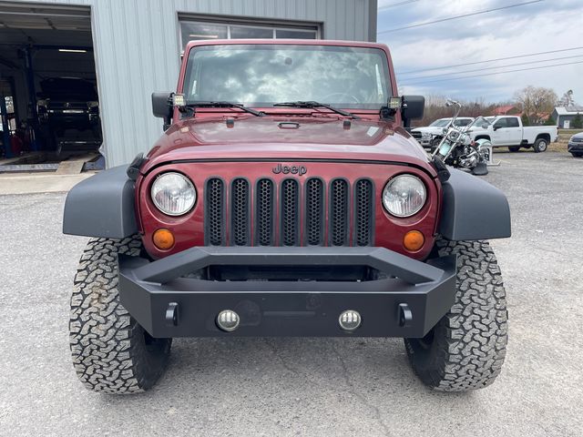 2008 Jeep Wrangler Unlimited X - Red Rock Crystal Pearlcoat exterior view 5