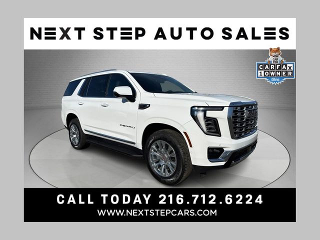 Summit White 2025 GMC Yukon SUV / Crossover Four-Wheel Drive