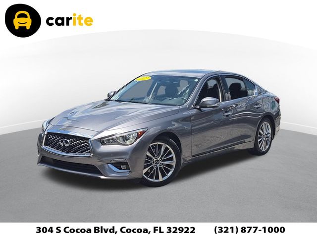 Used 2022 INFINITI Q50 LUXE 4D Sedan