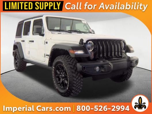 Bright White Clearcoat 2022 Jeep Wrangler SUV / Crossover Four-Wheel Drive 8-Speed Automatic