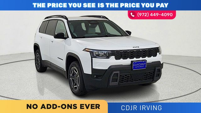 Bright White Clearcoat 2026 Jeep Cherokee SUV / Crossover Four-Wheel Drive Continuously Variable Transmission
