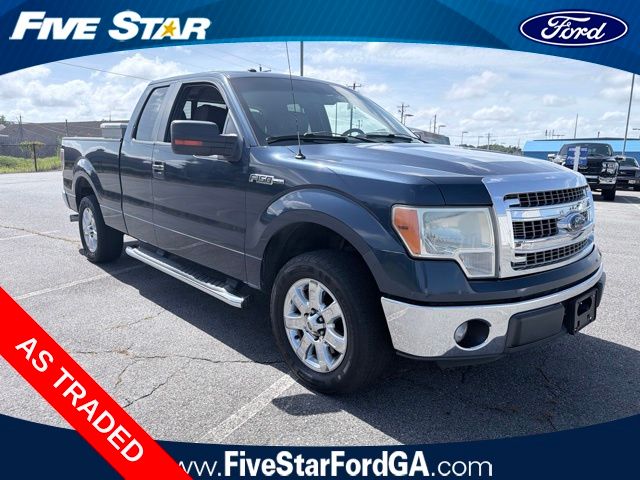 Blue 2013 Ford F-150 Pickup Truck 4X2 6-Speed Automatic