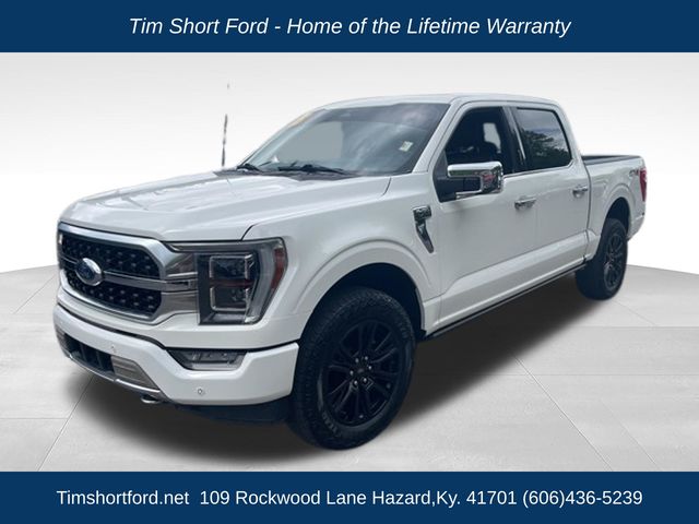 White Metallic 2023 Ford F-150 Pickup Truck Four-Wheel Drive Automatic