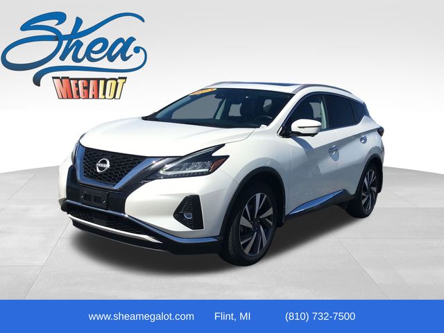 Pearl White Tricoat 2023 Nissan Murano SL AWD SUV / Crossover All-Wheel Drive Continuously Variable Transmission