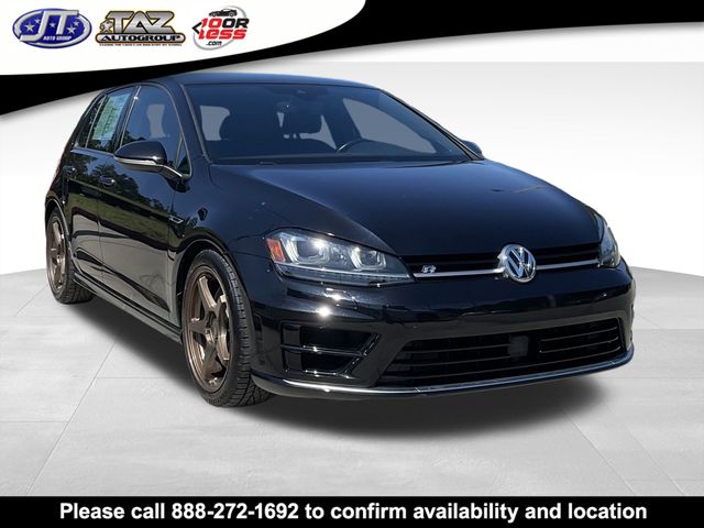 Black 2017 Volkswagen Golf R 4-Door AWD with DCC and Navigation Hatchback All-Wheel Drive 6-Speed Manual