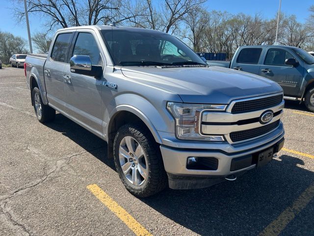 2020 Silver Ford F-150 Platinum 4X4 Truck