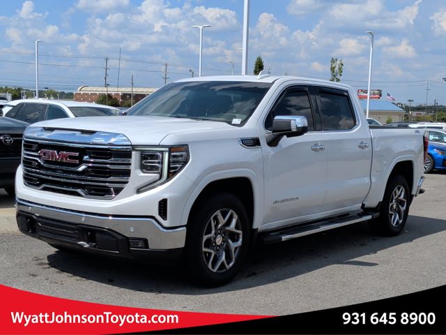 White Frost Tricoat 2024 GMC Sierra 1500 Pickup Truck Four-Wheel Drive Automatic