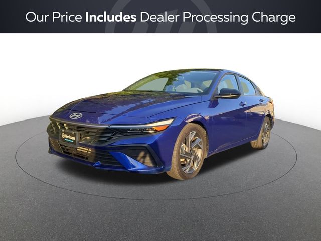 Intense Blue 2025 Hyundai Elantra Sedan Front-Wheel Drive Continuously Variable Transmission
