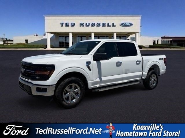 Oxford White 2025 Ford F-150 XLT SuperCrew 4WD Pickup Truck Four-Wheel Drive Automatic