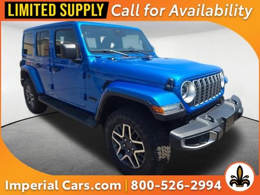 Hydro Blue Pearlcoat 2025 Jeep Wrangler SUV / Crossover Four-Wheel Drive 8-Speed Automatic