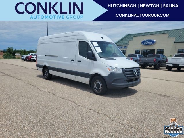 White 2025 Mercedes-Benz Sprinter Cargo 2500 170 High Roof RWD Van Rear-Wheel Drive 9-Speed Automatic