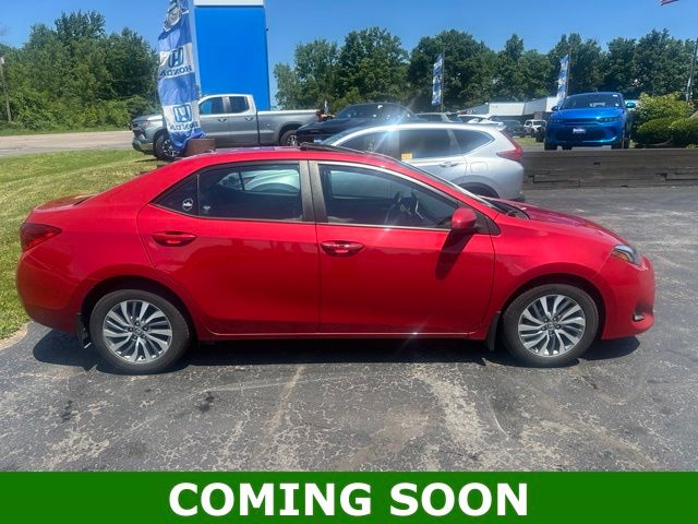 Barcelona Red Metallic 2018 Toyota Corolla Sedan Front-Wheel Drive Continuously Variable Transmission