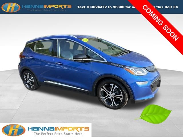 Kinetic Blue Metallic 2020 Chevrolet Bolt EV Premier FWD Wagon Front-Wheel Drive 1-Speed Automatic