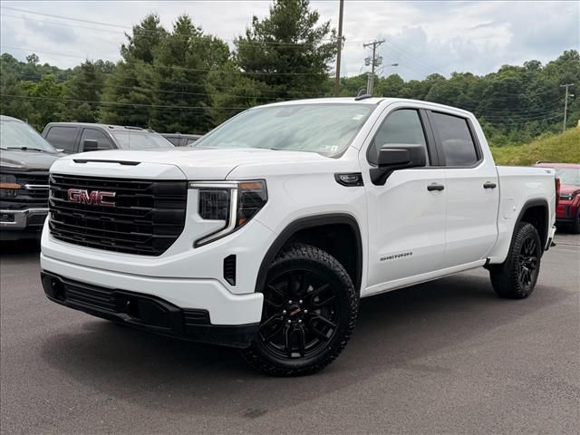 Summit White 2025 GMC Sierra 1500 Pro Crew Cab 4WD Pickup Truck Four-Wheel Drive Automatic
