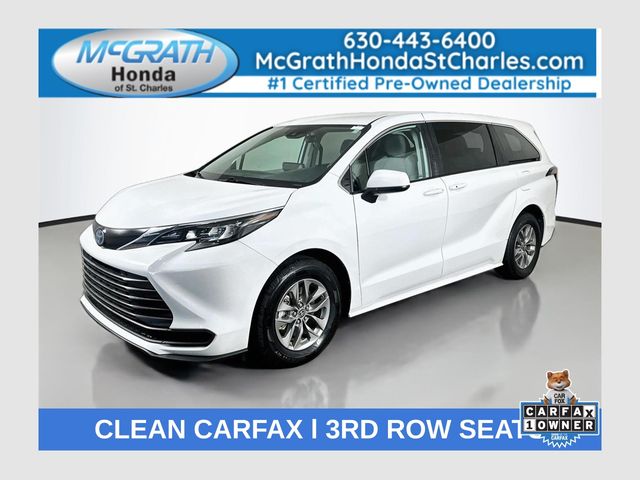 Ice Cap 2024 Toyota Sienna Minivan Front-Wheel Drive Continuously Variable Transmission