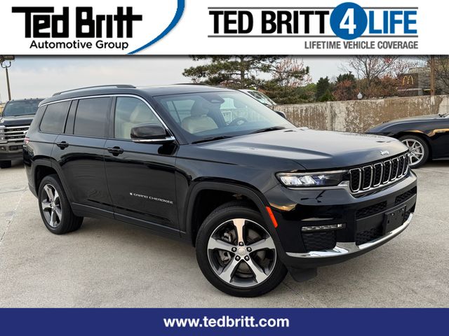 Diamond Black Crystal Pearlcoat 2023 Jeep Grand Cherokee L Limited 4WD SUV / Crossover Four-Wheel Drive 8-Speed Automatic