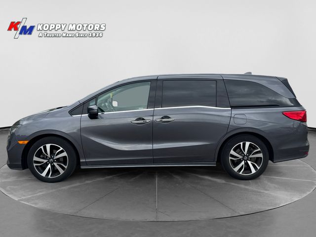 2020 Honda Odyssey Elite - Gray exterior view 2
