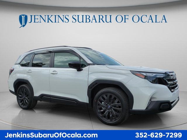 Crystal White 2026 Subaru Forester Sport Crossover AWD SUV / Crossover All-Wheel Drive Continuously Variable Transmission