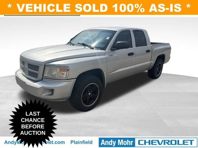 Bright Silver Metallic Clearcoat 2008 Dodge Dakota Sport Crew Cab RWD Pickup Truck Rear-Wheel Drive 5-Speed Automatic