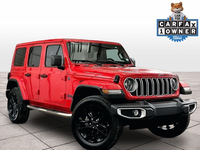 2025 Jeep Wrangler Sahara 4xe Red at Bob Ruth Ford