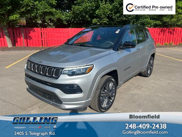 Billet Silver Metallic Clearcoat 2023 Jeep Compass SUV / Crossover Four-Wheel Drive 8-Speed Automatic
