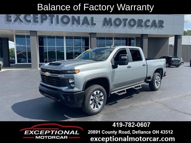 Sterling Gray Metallic 2024 Chevrolet Silverado 2500HD Pickup Truck Four-Wheel Drive Automatic