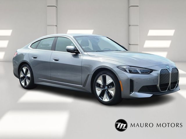 Gray (Skyscraper Grey Metallic) 2025 BMW i4 xDrive40 Gran Coupe AWD Sedan All-Wheel Drive Automatic