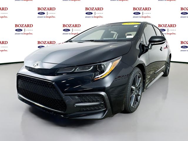 2021 Black Sand Pearl Toyota Corolla SE FWD Sedan