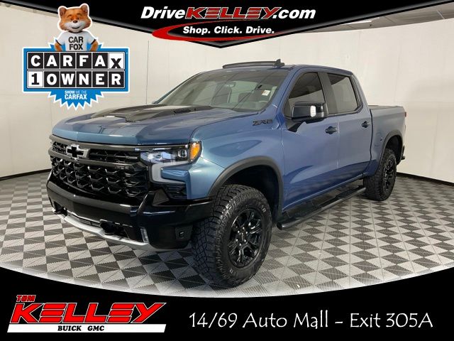 Lakeshore Blue Metallic 2024 Chevrolet Silverado 1500 Pickup Truck Four-Wheel Drive Automatic