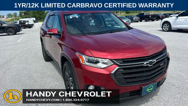Cajun Red Tintcoat 2019 Chevrolet Traverse SUV / Crossover Four-Wheel Drive 9-Speed Automatic