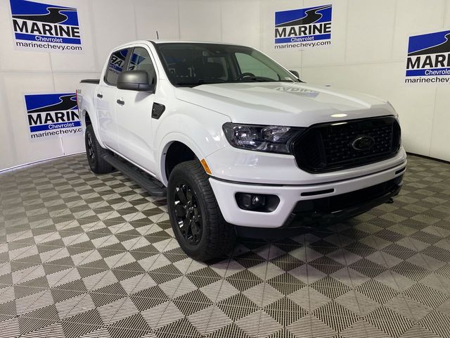 Oxford White 2023 Ford Ranger XLT SuperCrew 4WD Pickup Truck Four-Wheel Drive Automatic